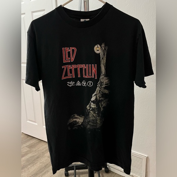 Vintage LED Zeppelin Black Graphic Shirt Men’s Medium